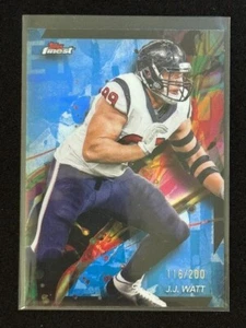 Topps Finest 2024 - refractor azul/200 #32 J.J. vatios HOUSTON - Imagen 1 de 4