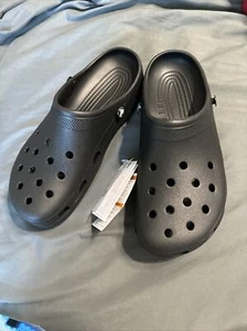 CROCS CLASSIC NEGRO VENTILADO CROSLITE DESLIZABLE EN MACHO TALLA 12 NUEVO CON ETIQUETAS - Imagen 1 de 4