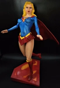 SUPERGIRL Resin DC Comics Professionally AIR BRUSHED built  Aurora Style Statue  - Picture 1 of 12