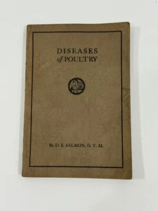 Late 1800's DISEASES of POULTRY book pamphlet Dr DE Salmon - Picture 1 of 13