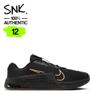 NIKE METCON 9 mens gym shoes DZ2617-007 black sesame US Sz 12 / UK Sz 11 - Picture 1 of 11
