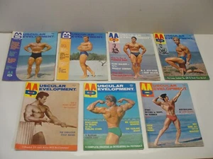 LOT 7 VINTAGE 1966 1967 1968 MUSCULAR DEVELOPMENT BODYBUILDING MAGAZINE - Bild 1 von 8