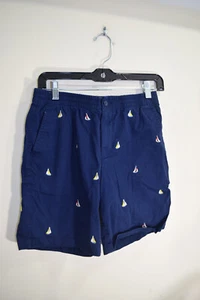 Polo Ralph Lauren Embroidered Sailboat Drawstring Shorts BOYS 16 Blue 29x7.5 - Picture 1 of 19