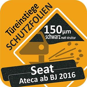 Seat Ateca From 2016 Door Entrances Rocker Panel Car Protection Paint