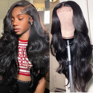 Peluca de cabello humano sin pegamento Body Wave 6x4 HD peluca frontal de encaje lista para usar prearpicada - Imagen 1 de 24