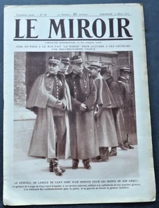 Le Miroir Journal (The Mirror) Sunday 14 March 1915, No. 68 French Magazine. - Imagen 1 de 7