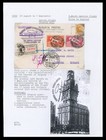 1932 Uruguay Postcard GB Graf Condor Zeppelin South America Flight, Reg Airmail