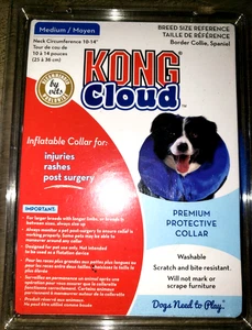 KONG CLOUD CUELLO MEDIO CIRCUN. COLLAR PROTECTOR PERRO MASCOTA HEMBRA MACHO 10-14 PULGADAS - Imagen 1 de 2
