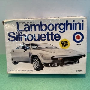 Sealed Vintage Entex Lamborghini Silhouette Model Kit 1/43 #9101S - Bild 1 von 5