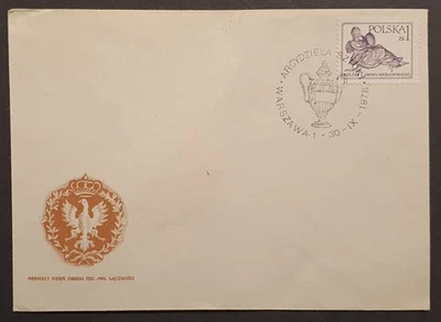 Poland stamps 1978 Peace Sculpture by Andre Le Brun first day cover unaddressed - Image 1 of 2