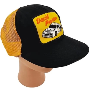 Vintage David Pearson Nascar 16 Chattanooga Chew 80's PatchTrucker Hat Mesh Back - Picture 1 of 6