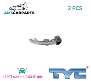 INDICATOR LIGHT BLINKER LAMP PAIR OUTSIDE MIRROR 337-0250-3 TYC 2PCS NEW - Picture 1 of 5