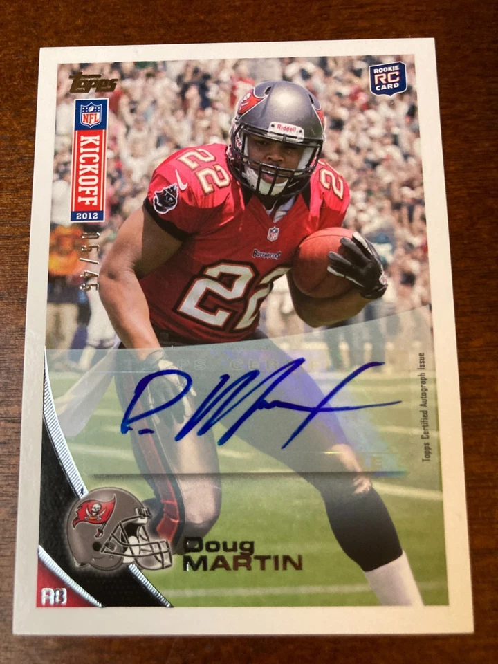 Doug Martin Auto 2012 Topps KIckoff Autograph /45 - Image 1 of 2