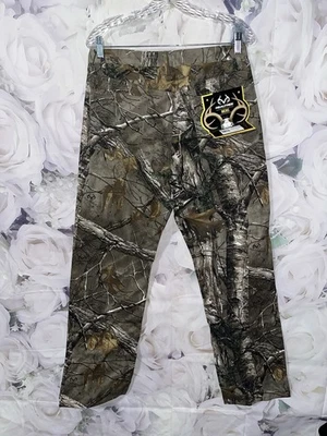 Realtree Camouflage Pants Men's 32x32 Flex Comfort 5 Pocket with Phone Zip NEW - Image 1 of 4