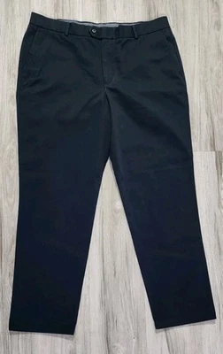 Charles Tyrwhitt 男式终极经典合身休闲裤 38X30 海军蓝非铁全新带标签 — 第 1/4 张图片