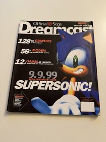 RARE! Official Sega Dreamcast Magazine Issue 0 June 1999 feat. Sonic Adventure