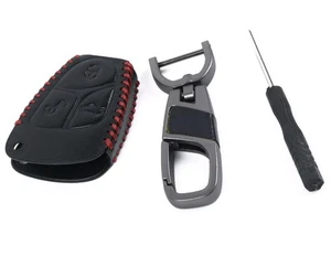 Hülle Leder Autoschlüssel Schutzhülle Für Mercedes-Benz B C E ML-Klasse SLK CLK - Bild 1 von 3