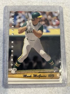 Mark McGwire 1992 Upper Deck Homerun Heroes INSERTAR TARJETA #HR2 - Imagen 1 de 2