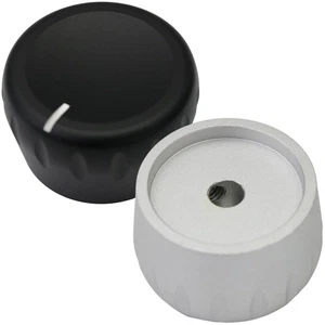 6 mm Rundloch Massiv Aluminium Konisch Bedienknopf mit Bearbeiteter Anzeige - Bild 1 von 3
