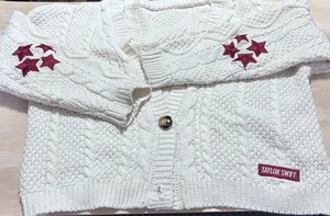 Taylor Swift Red Taylor's Version Strickjacke Gr. M/L Swifty Red Stars - Bild 1 von 14
