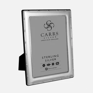Carrs Silver Reed & Ribbon Photo Frame Velvet Back  15 x 10cm (6" x 4") - Picture 1 of 4