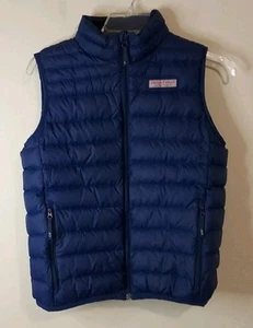 Chaleco acolchado azul Vineyard Vines Youth talla L (16) bolsillos aislados - Imagen 1 de 15