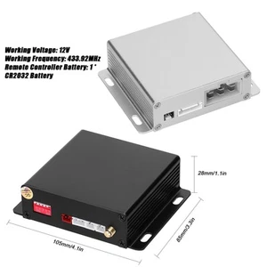 12V Car Anti-Theft Alarm Remote Starter System PKE Keyless Entry Central Loc LVE - Picture 1 of 12
