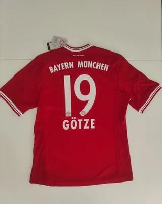 FC Bayern München Trikot „Götze” #19 2013/14 Home original Adidas Gr. L - Bild 1 von 4