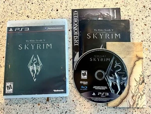The Elder Scrolls V Skyrim PlayStation 3, Ps3 Komplett CIB Karte & Insert - Bild 1 von 1