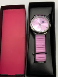 Avon Silicone Band Butterfly Pink Women’s Watch Brand New - Picture 1 of 3