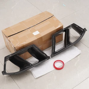 Real CARBON FIBER Front Air Inlet Duct Vent For 2021~2023 BMW G80 M3 G82 G83 M4 - Picture 1 of 12