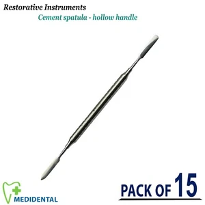 15 Stück - Dental Amalgam Mischen Zement Spachtel Hohl Labor Techniker Werkzeuge CE - Bild 1 von 4