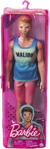 Barbie Fashionistas Ken Modepuppe #192 brünette Haare & Vitiligo Malibu Tank - Bild 1 von 2