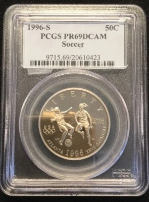 71996-S Soccer Half PCGS PR69DCAM # - Image 1 of 3