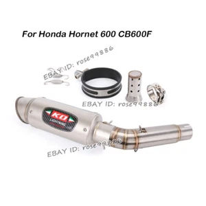 For Honda Hornet 600 CB600F Motorcycle Exhaust Middle Pipe Link Muffler Tip - Picture 1 of 12
