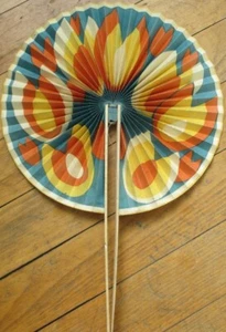Pharmacy Drug Store 1930 French Advertising Fan, Pharmacien Pernes Les Fontaines - Picture 1 of 2