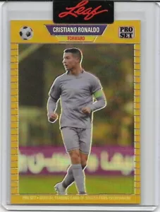 Cristiano Ronaldo 2023 Leaf Metal Pro Set Gold /199 Limited Sold Out - Picture 1 of 1
