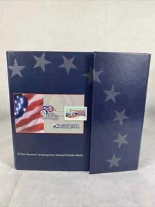 Álbum portafolio del Servicio Postal de los Estados Unidos 50 cuartos estatales 1999-2008 - Imagen 1 de 12