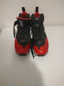 NIKE Cleats 2008-#319011 003 Men’s Sz 12 Red & Black Vintage (Used).         L - Picture 1 of 8