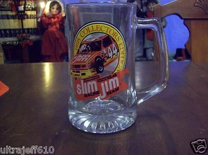 Vtg Slim Jim Racing Team #44 David Green Glass Mug Stein Advertising EUC 1995 - Picture 1 of 1