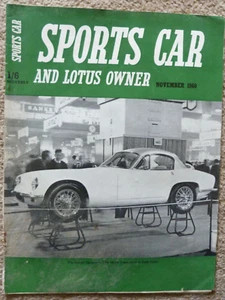 Sports Car and Lotus Owner magazine November 1960 - Picture 1 of 1