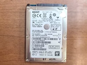 HGST HTS541075A9E680 WINDOWS 10 750GB 5400RPM HDD HARD DRIVE H2T750854S 0J33072 - Picture 1 of 2