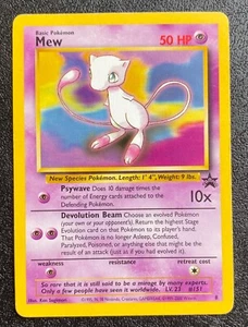 Mew 8 - Vintage WOTC Black Star Promo (2000) - Non Holo - LP/MP - Picture 1 of 2