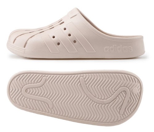 Adidas Uomo Adilette Zoccoli Ciabatte Beige Scarpe Slide Palestra Sandali Stivali Scarpe JI2242