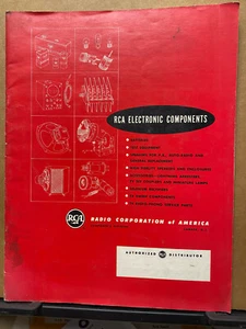 Vtg RCA Electronic Component Catalog 1957 Battery Test Equipment Speakers - Picture 1 of 6