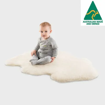 UGG Australia Merino Sheepskin Baby Rug Natural Colour Extra Large Size • 126.75$