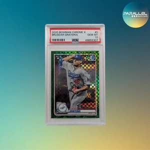 2020 Bowman Chrome X | BRUSDAR GRATEROL | Green X-Fractor /31 #5 | PSA 10 - Picture 1 of 2
