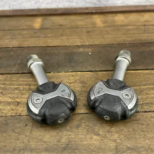 Vintage Speedplay Zero Pedals Black Clipless Stainless 9/16 in Race Bike - Picture 1 of 9