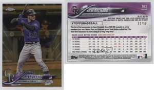 2018 Topps Chrome Gold Refractor /50 Nolan Arenado #163