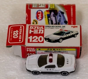NIB Tomica Tomy No. 120 Honda Acura NSX Police Patrol Car Diecast in Box - Picture 1 of 4